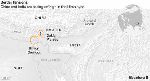 Click to enlarge Bhutan map
