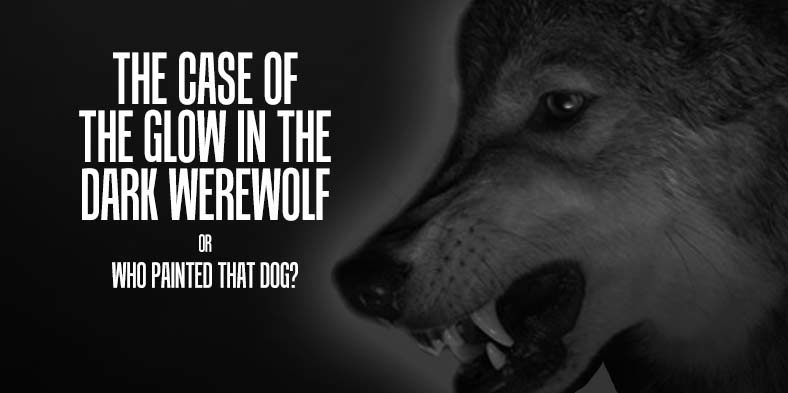 glowing werewolve