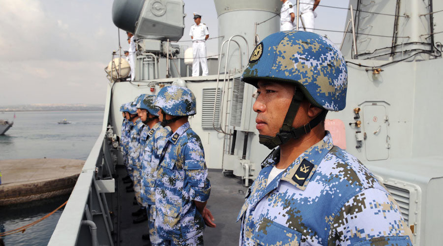 chinese soldiers djibouti