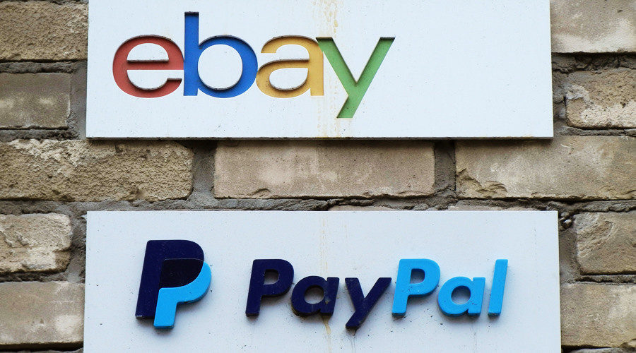 ebay and PayPal logos