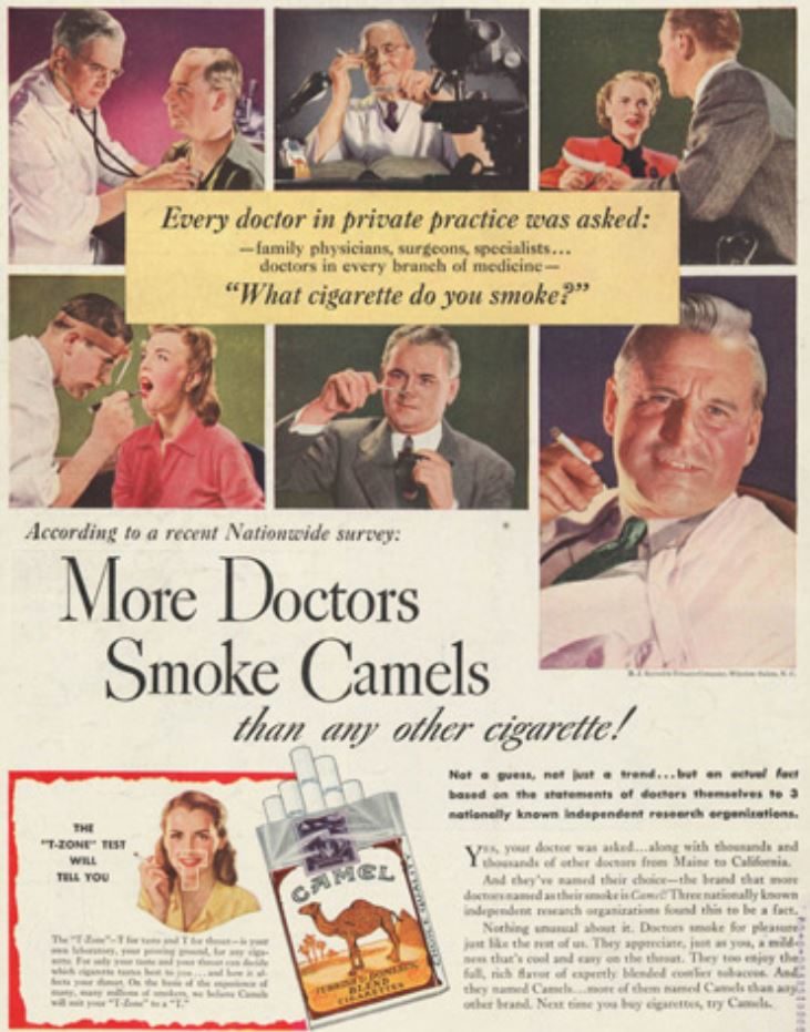 Click to enlarge doctors smoke