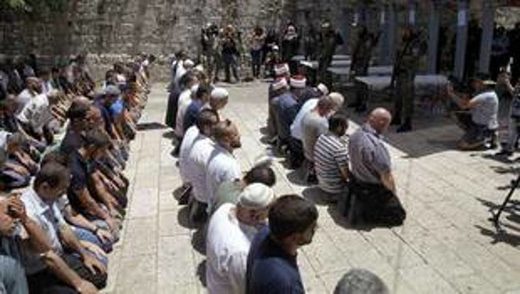 jerusalem mosque protest