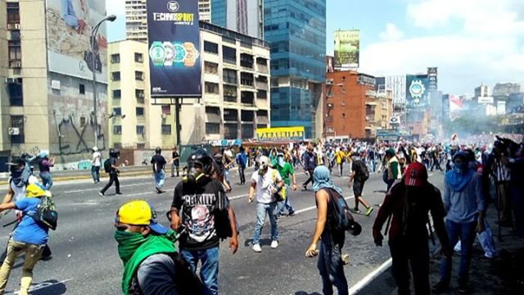Venezuela anti-government protesters