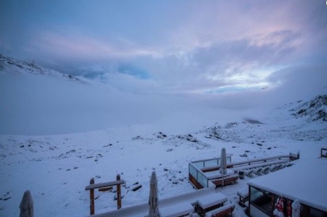Snow in Zermatt, Switzerland