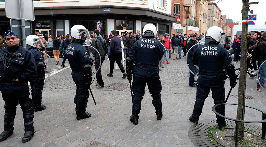 Click to enlarge Molenbeek, Brussels, Belgium on April 2, 2016