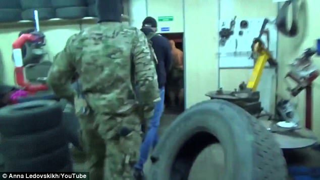 russia secret service raid