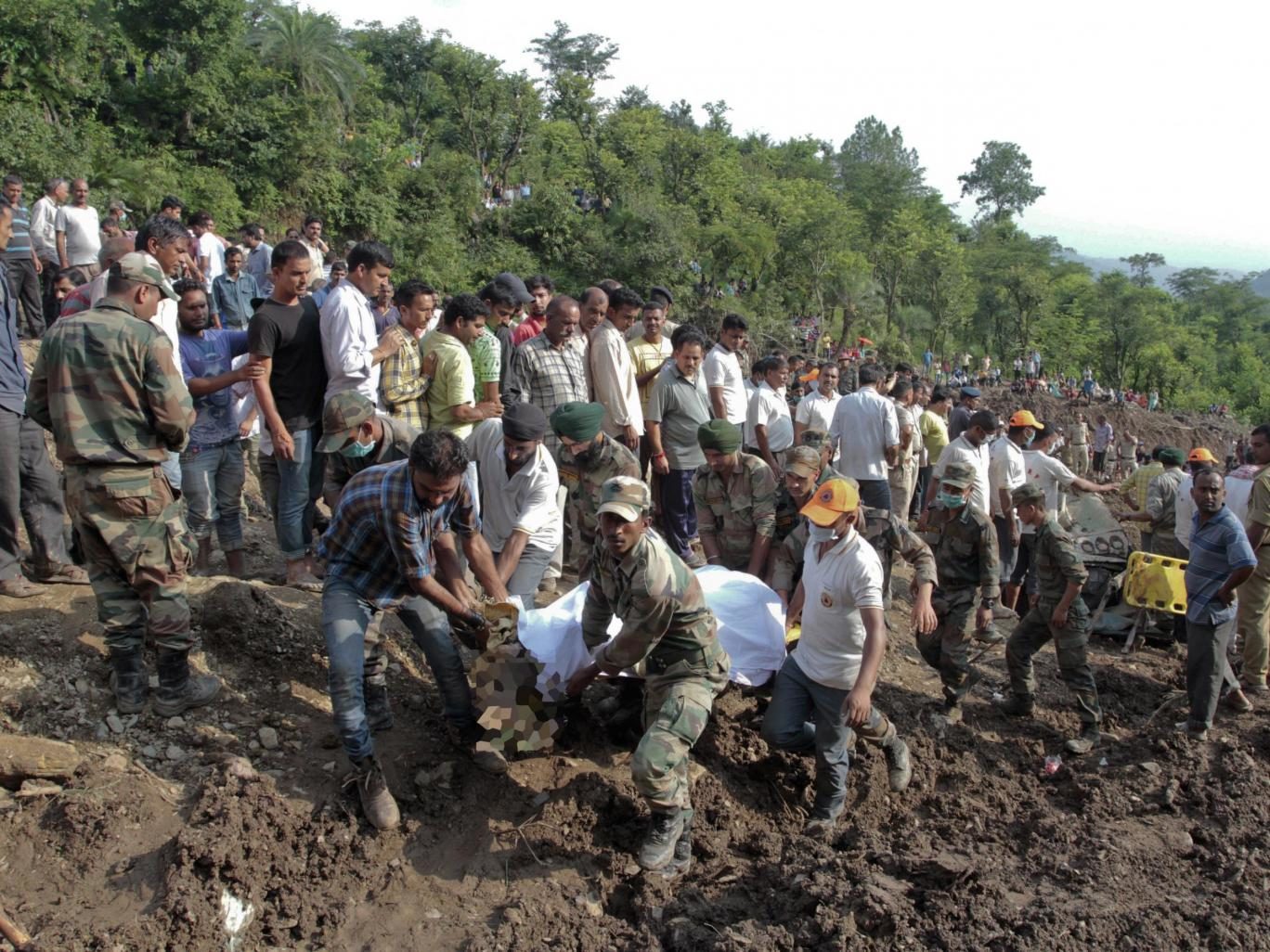 India landslide
