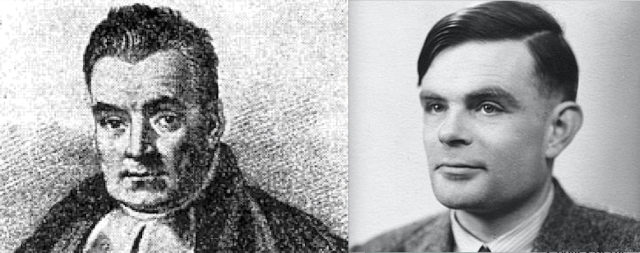 Thomas Bayes & Alan Turing