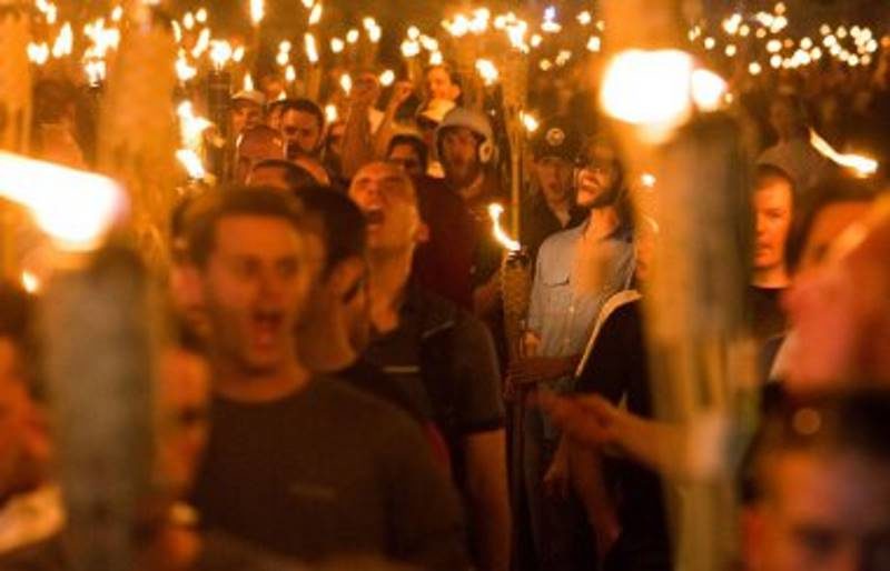 Charlottesville torch protest