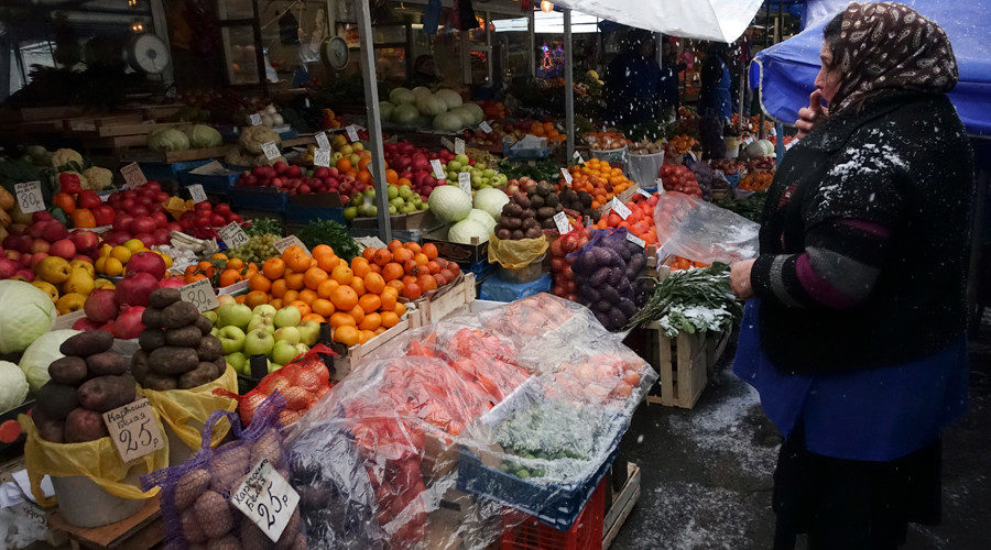 russian veggie stand