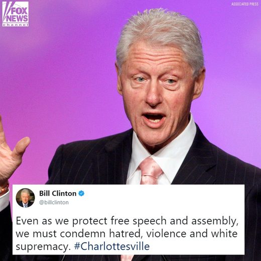 bill clinton charlottesville