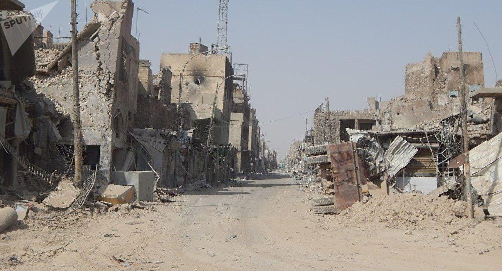 Click to enlarge destruction of Mosul
