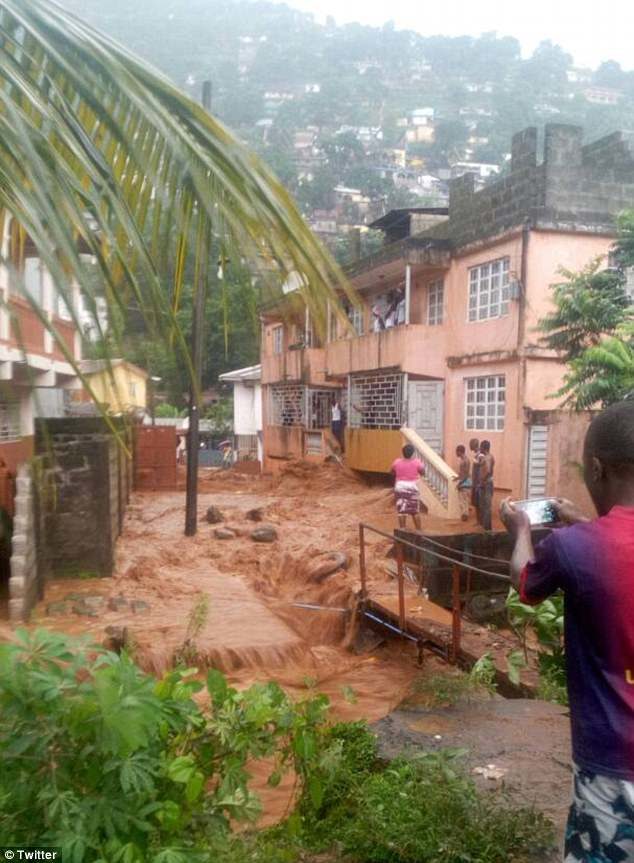 Click to enlarge Military personnel have been deployed to help in the rescue operation currently ongoing, officials said