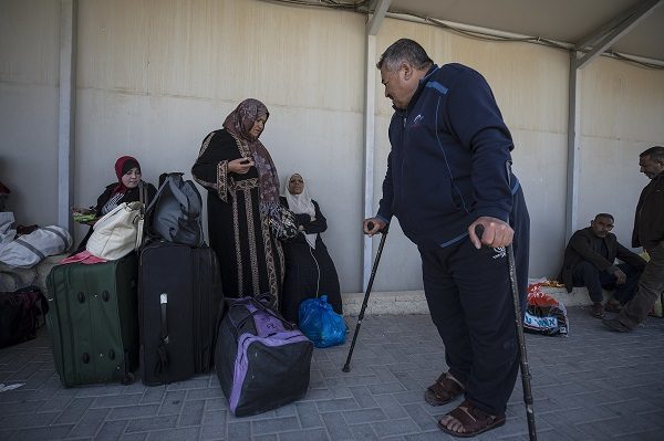 Palestinian residents of Gaza strip