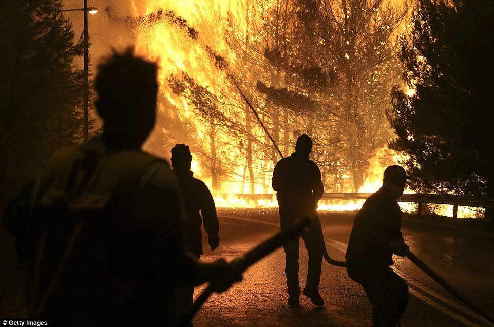 Greece wildfires
