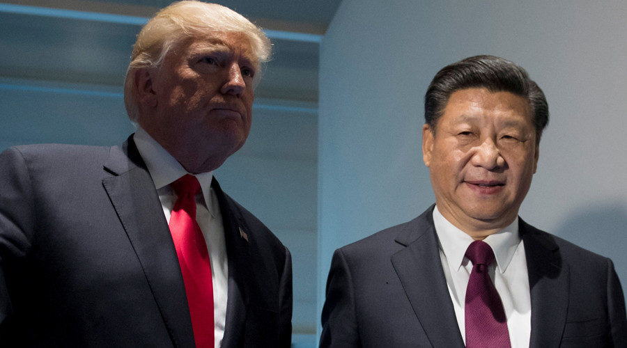 Donald Trump and Chinese President Xi Jinping