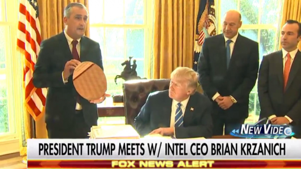 Bryan Krzanich with Donald Trump