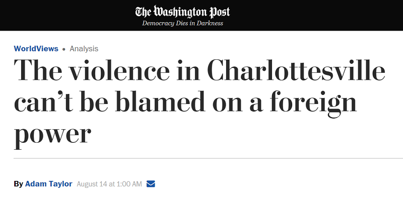 WaPo charlottesville violence