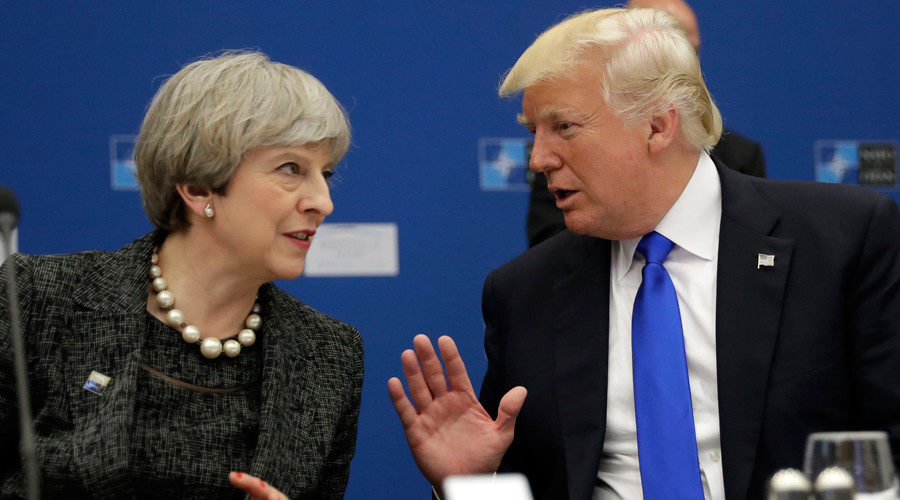 Donald Trump Theresa May
