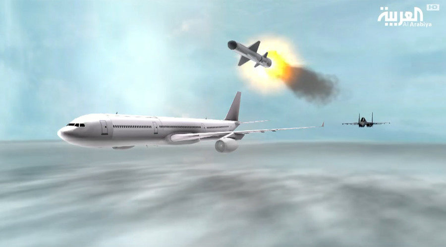 Jet plane missile shoot down saudi arabia qatar