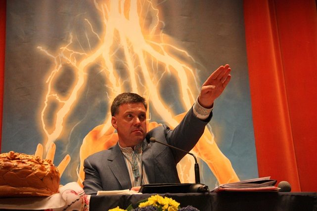 Neo Nazi Svoboda leader Oleh Tyahnybok