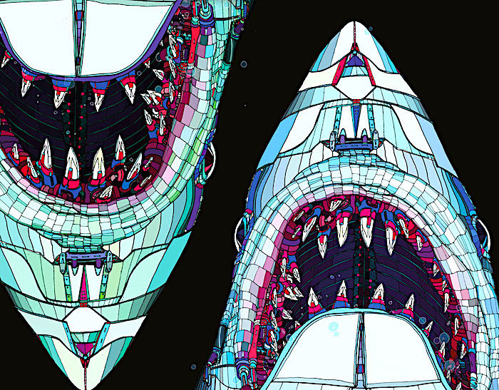 2 metal sharks