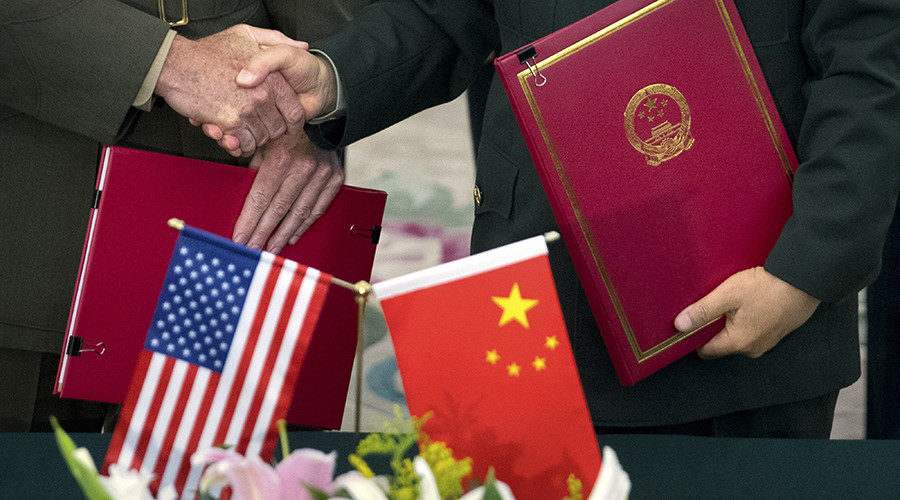 US and China sign documents