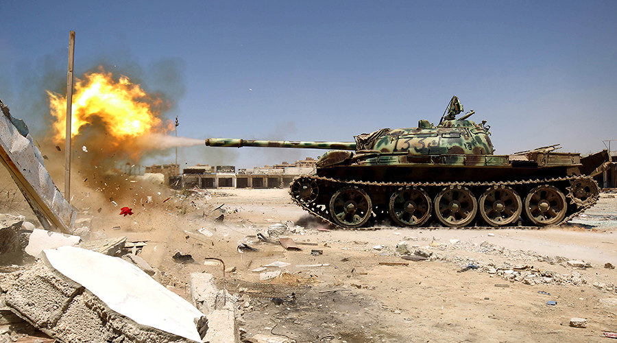 Libyan National Army tank