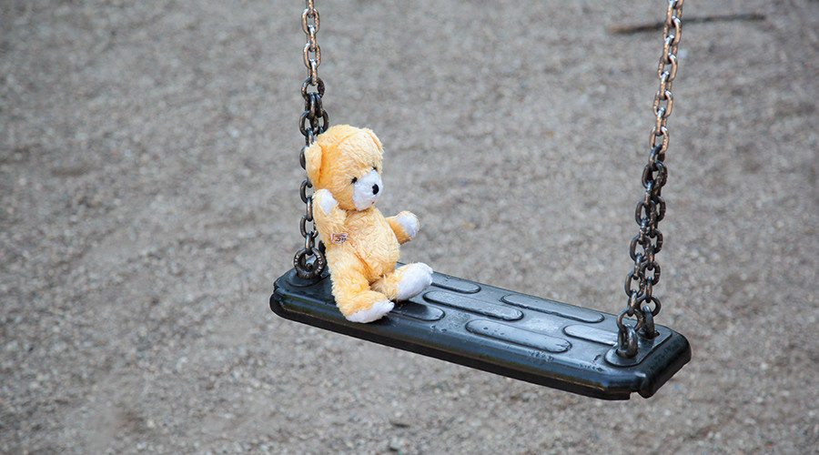 Click to enlarge teddy bear swing