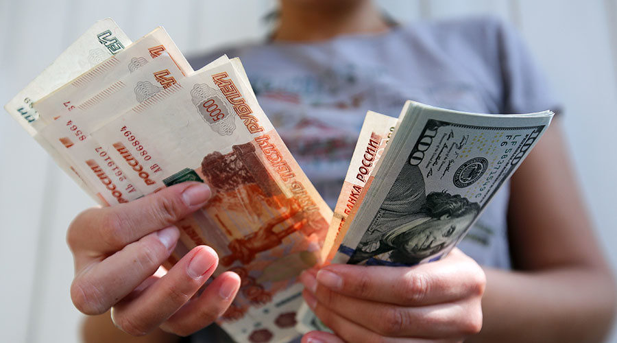 Click to enlarge rubles dollars