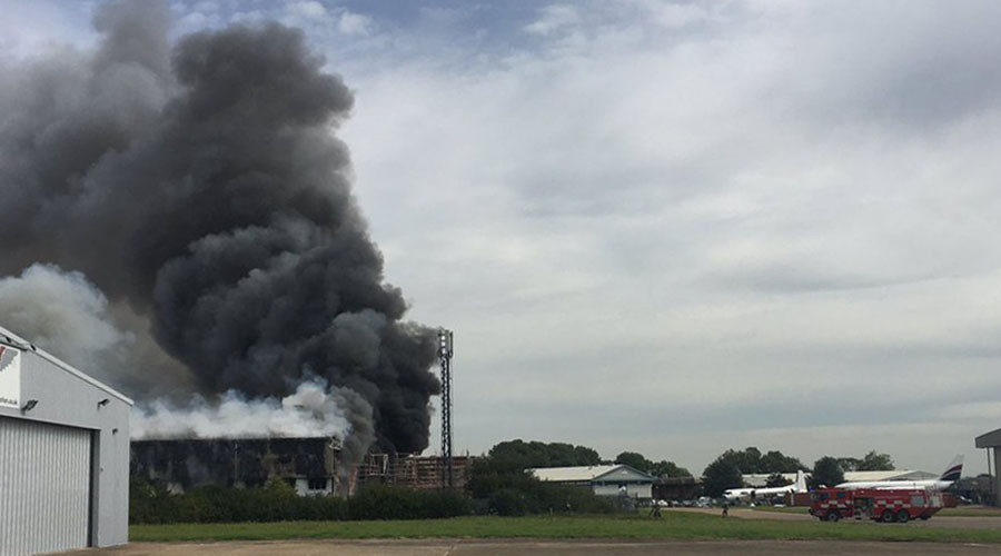 explosion southend airport uk