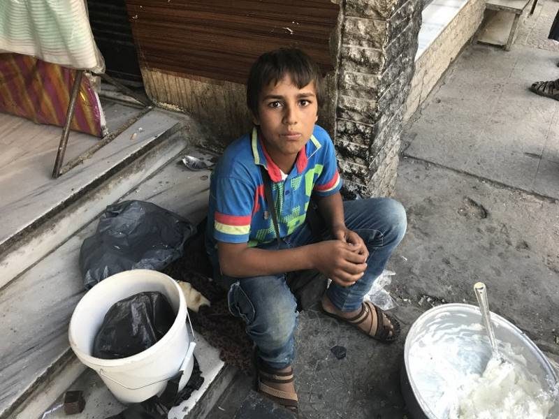 syrian refugee child