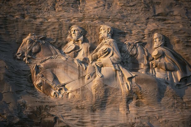 stone mountain carving