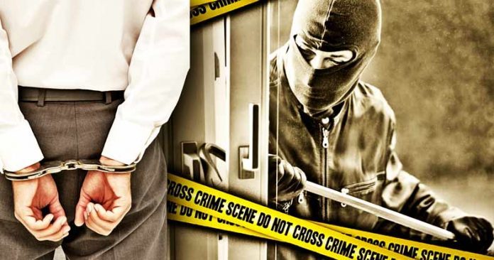 Click to enlarge burglar arrest