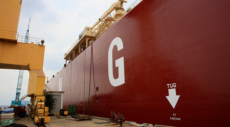 Click to enlarge LNG tanker