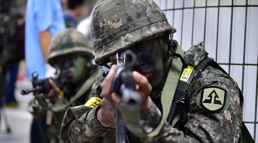 South Korean soldiers