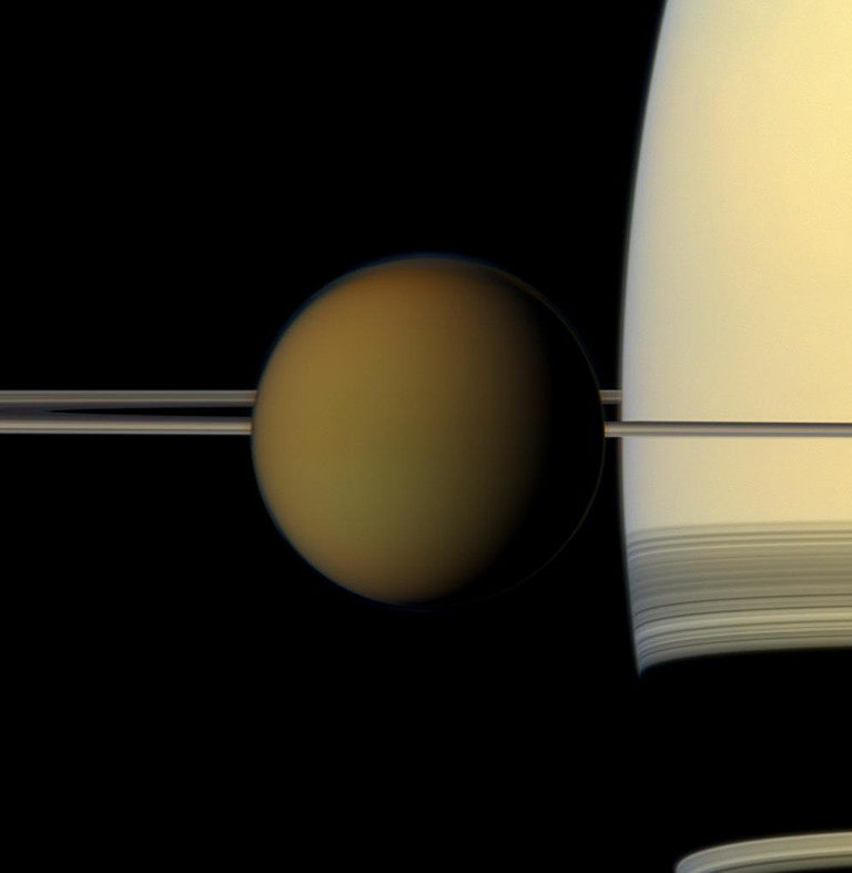 Click to enlarge Titan moon