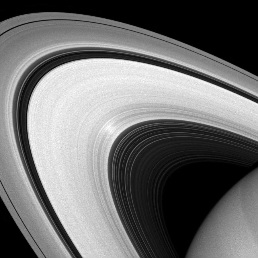 Click to enlarge Saturn's rings