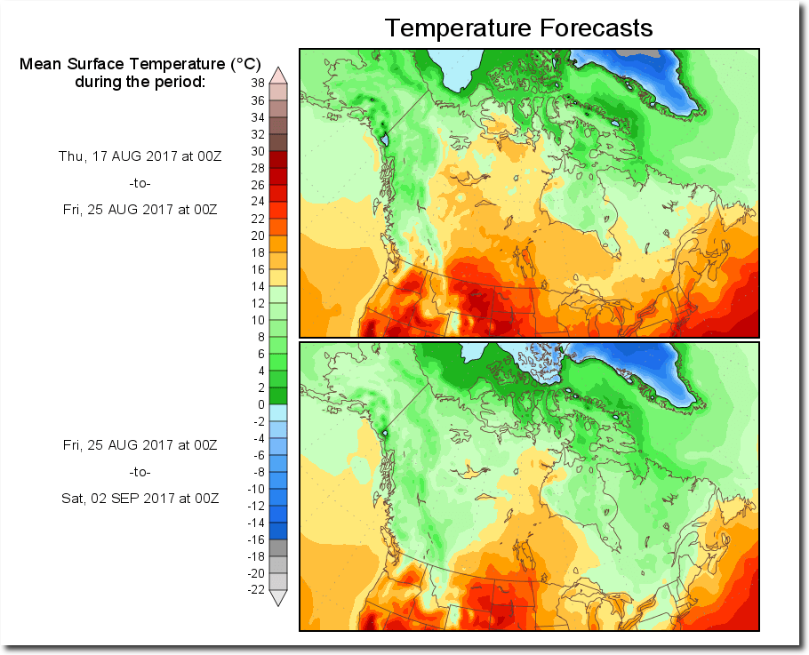 10-Day Temperature Outlook