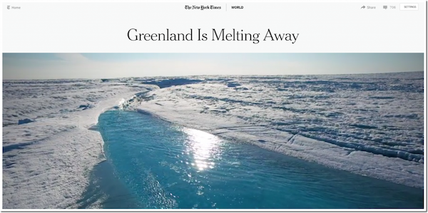 Greenland melting