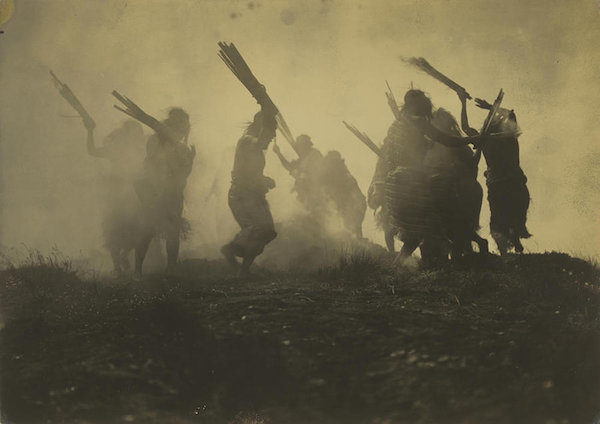 Click to enlarge Members of the Kwakiutl tribe