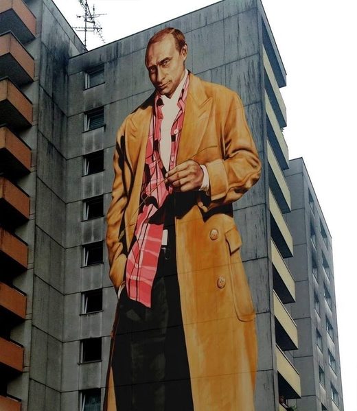 Click to enlarge Puttin's graffiti, Ufa