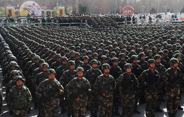 Click to enlarge Paramilitary policemen