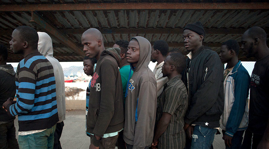 group of migrants