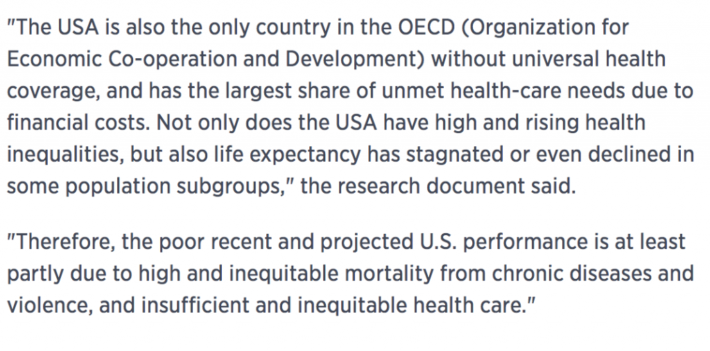 Screenshot CNBC Report, February 2017 quoting a study by the WHO and Imperial College London