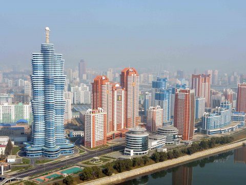 Pyongyang today, rebuilt