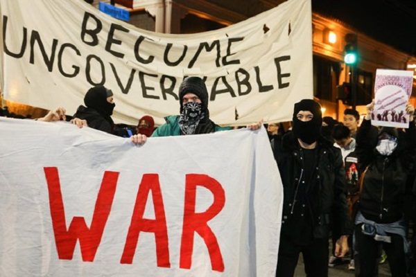 America's far-left protesters