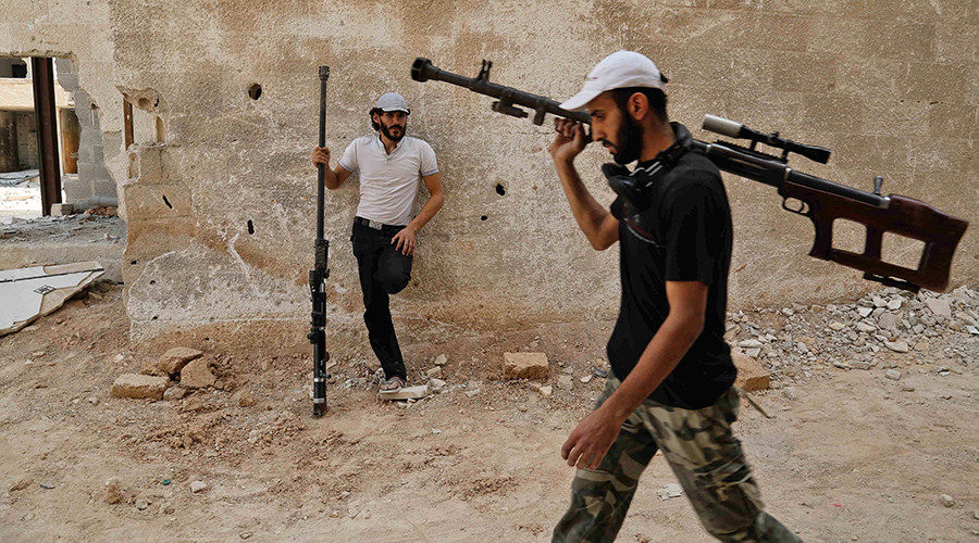 Syrian rebel fighters
