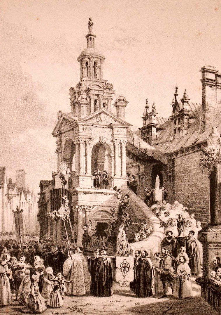 Click to enlarge Procession of the Gargoille