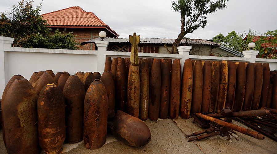 US Air Force bombs dropped during the Vietnam War